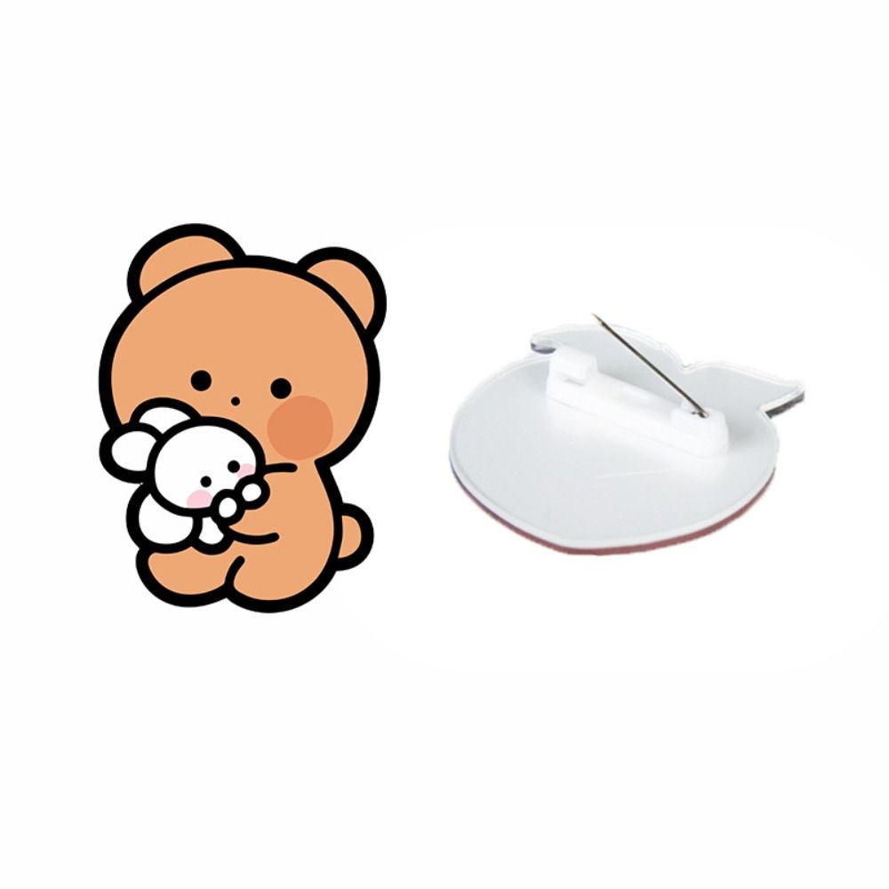 Bunny Cartoons Bunny Brooches Bear Bear Bunny Lapel Pins Cartoons Bear Brooches Dog Pin Badge Gift