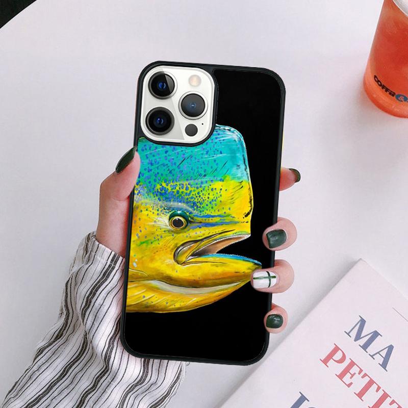 Mahi gamefish Phone Case For iPhone 17 Air 14 13 12 16Pro Max 15  Plus Cover Shell Max coque