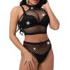 Sexy Lingerie Sexy Uniform Temptation Hot Diamond Sex Mesh Split