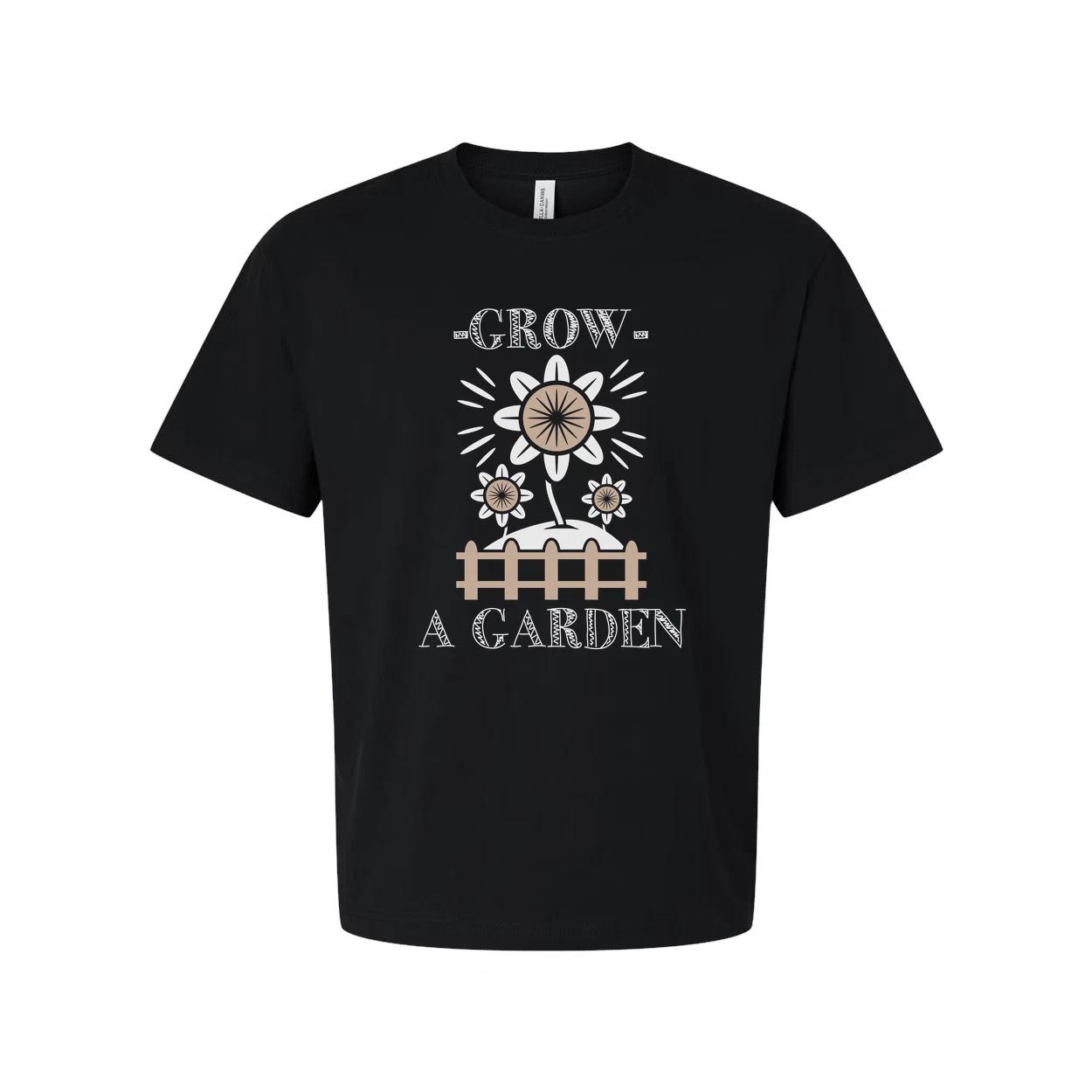 

Grow A Garden Floral Sunflower Graphic T Shirt For Unisex Adults Garden Lovers A S