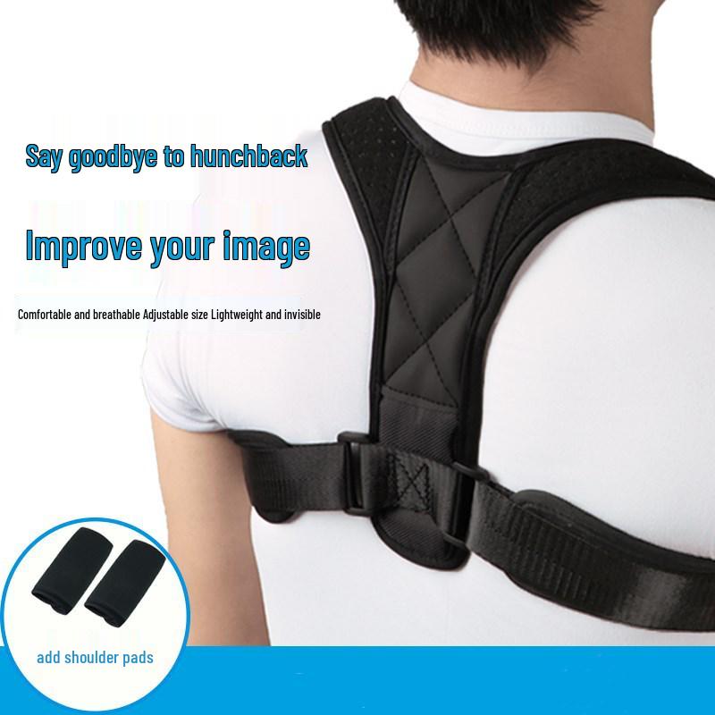 Breathable Adjustable Posture Corrector Belt for Adults - Anti-Hunchback Clavicle Support