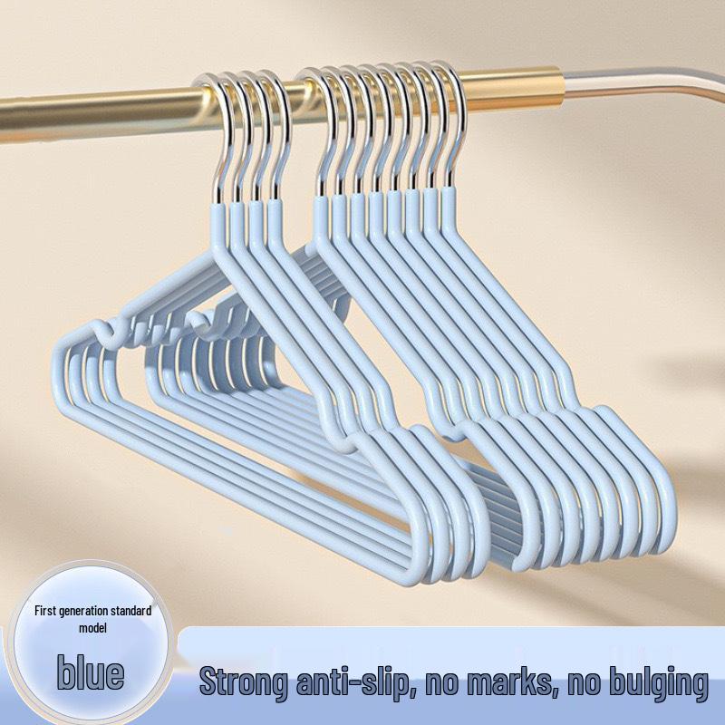 Non-Slip, Anti-Shoulder Angle Clothes Hanger - Thickened, Simple, No-Trace Plastic Drying Hanger