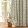 1PC Vintage Rural Blackout Curtains, Handmade Tassel Lace Floor Curtains for Bedroom Living Room Home Decor