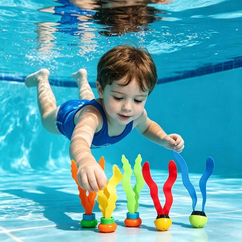 3PCS Bright Colors Diving Seaweed Toys Underwater Training Toys  For Boys Girls