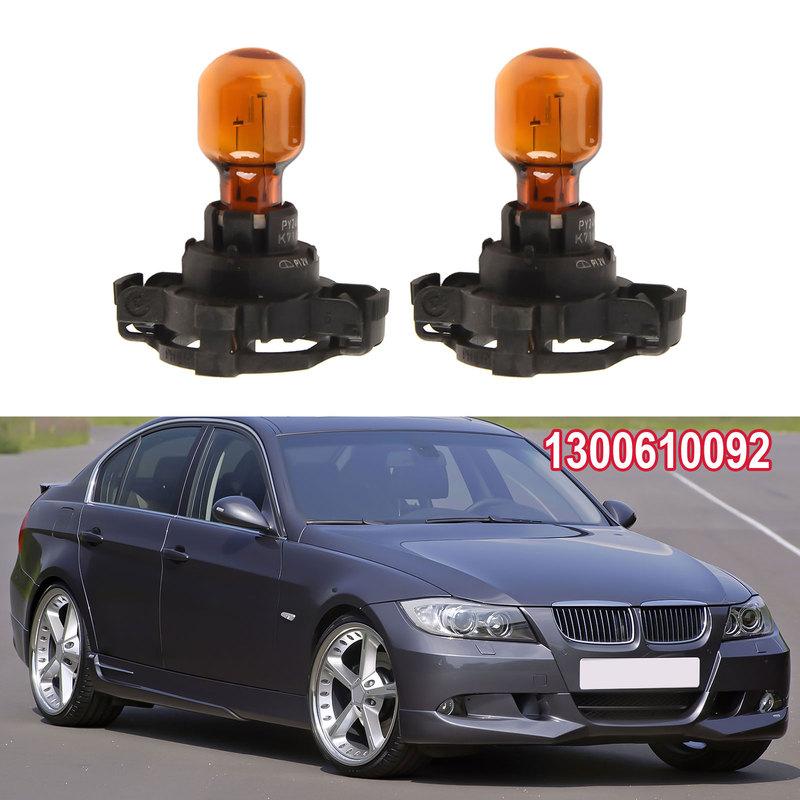 

Light Bulbs Turn Signal Light PY24W 1300610092 Yellow 12V 24W 2 Pcs 4300K For BMW 4 Series Front Car High Quality