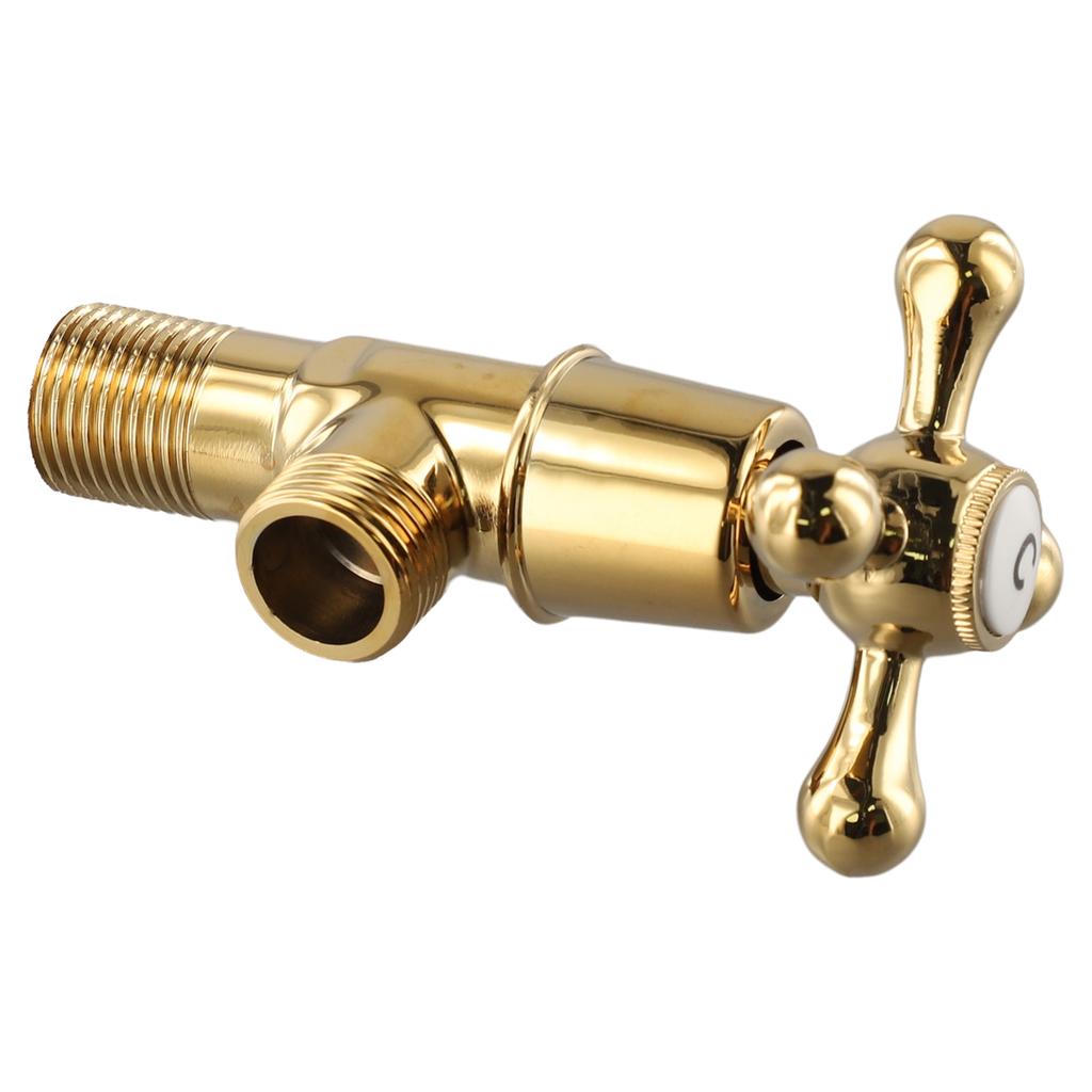 1/2\\\" Angle Valve Brass Angle Valve Anti-rust Excellent Plating Treatment Multi-purpose Valve Multi-purpose Valve