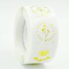Gold Thank You Stickers: Round, Rose Foil, Self-Adhesive Labels for Small Business Packaging.