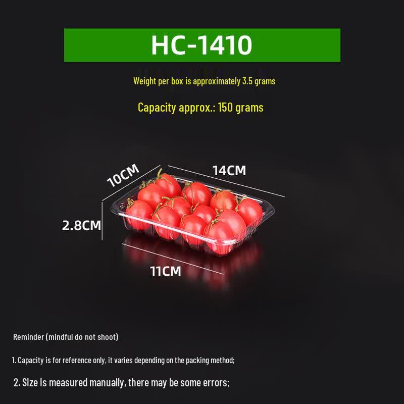 Disposable Plastic Fruit Packaging Boxes