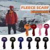 Unisex Long Fleece Scarf Lightweight Neck Warmer