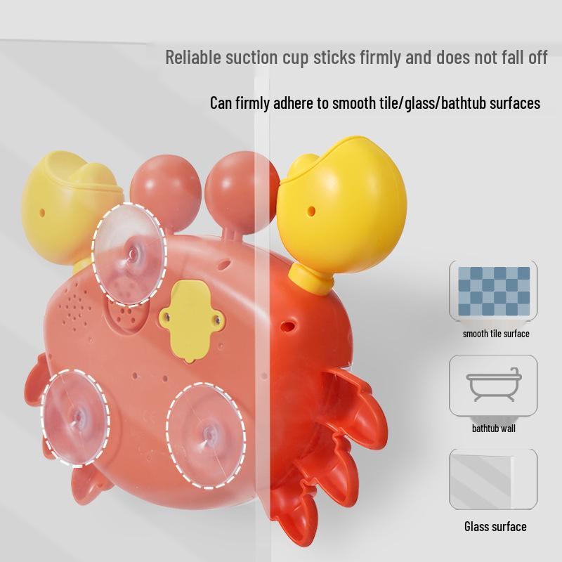 Crab Bubble Machine Baby Bath Toy for Boys and Girls