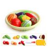 Cutting Fruit Vegetable Food Pretend Play Children Kid Educational Toy Set