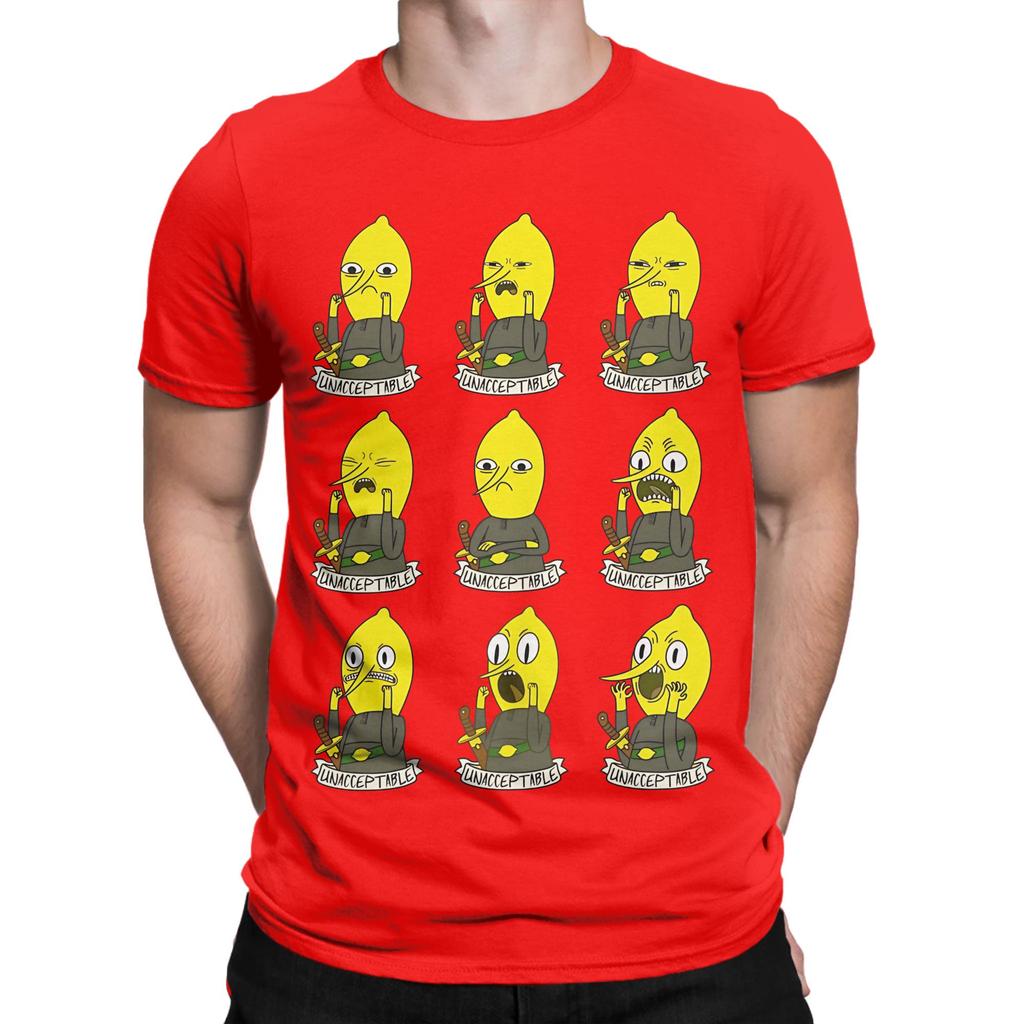 Unacceptable Lemongrab Novelty 100 Cotton TShirt solar opposites season 3 Tees Tops For Unisex