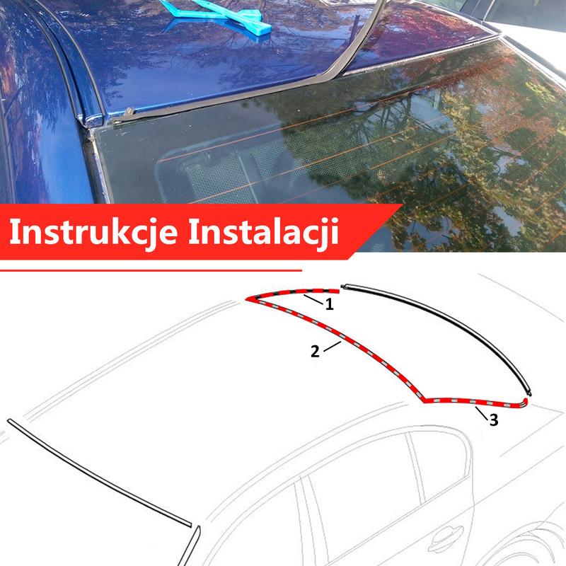 Per BMW E60 Serie 5 525i 530i 528i 2004-2010 51317027916 Guarnizione in Gomma Striscia di Finitura Superiore Parabrezza Superiore Cofano Posteriore Auto E60