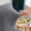 Chair Cover Bubble Yarn Solid Color Elastic Seat Cover Home Use Hotel Dust Resist Elastic Chair Cover Durable Durable