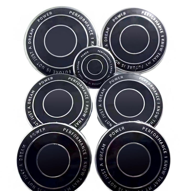 7pcs Front Hood Emblem New Type Logo 82mm+Rear Badge 74mm+Wheel Hub Cap 68mm+Steering Wheel Sticker 45mm for All for BMW