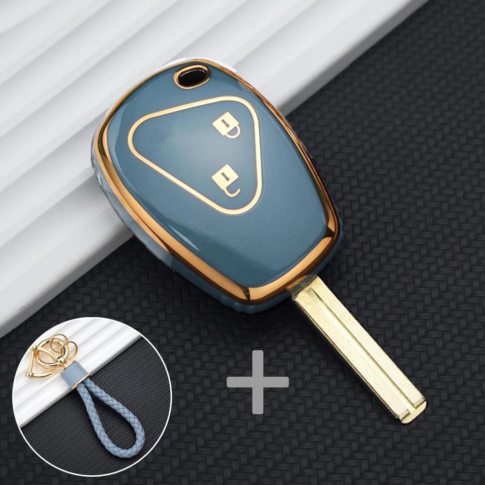 For Renault Dacia Master Kangoo Clio Modus Twingo For Nissan Kubistar Primastar For Opel Vivaro Tpu Car Key Case Cover Shell Fob