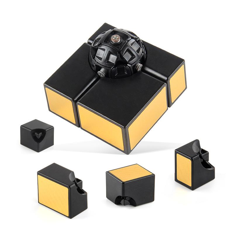 Children'S Science And Education Puzzle Rubik'S Cube Toy 6Pcs Mirror Special-Shaped Rubik'S Cube 5.7Cm Second-Order Rubik'S Cube Rotates Smoothly