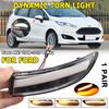 Dynamic Blinker For Ford Fiesta Mk7 2008-2017 B-Max 2012-2017 LED Side Wing Flowing Turn Signal Light Side Lamp Arrow
