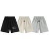 Pantaloncini da ginnastica Essentials con stampa di lettere curve Unisex Oversize Cotone Coulisse Vita Elastica Streetwear Casual Sportivi Pantaloncini al Ginocchio