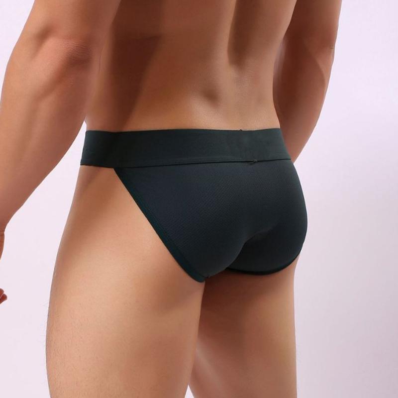 Mens Underwear Big U Convex Pouch Sexy Briefs Plus Size Male Panties Breathable Mesh Underwear Underpants Briefs for Men