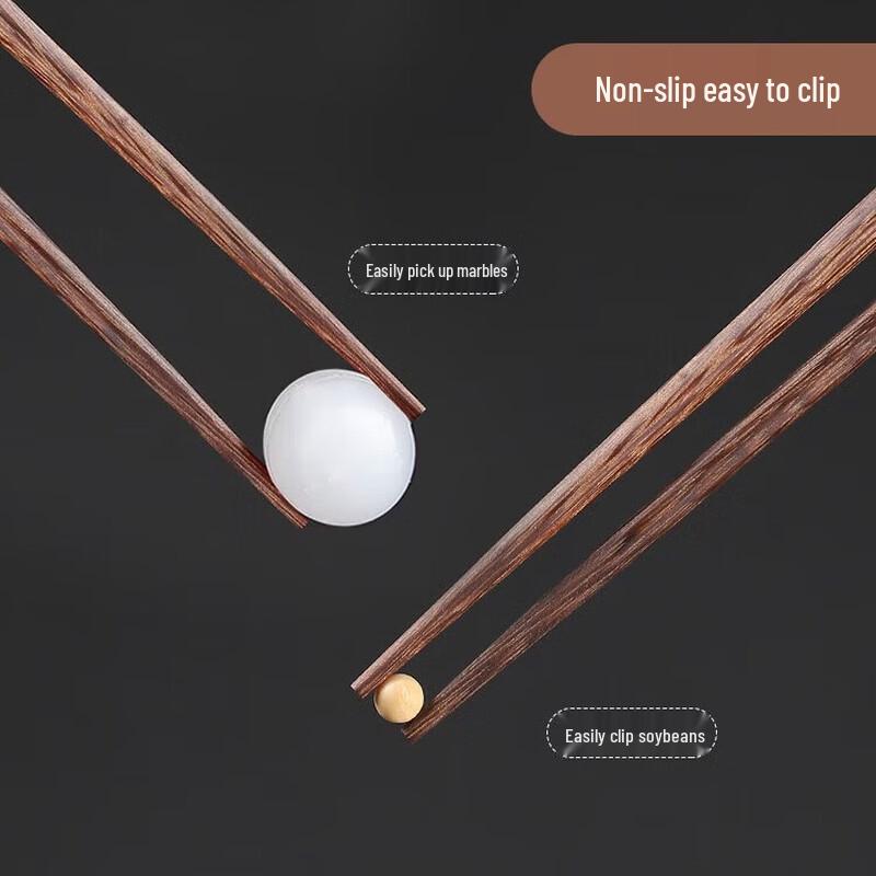 Meichu Wenge Wood Japanese Chopsticks 10 Pairs