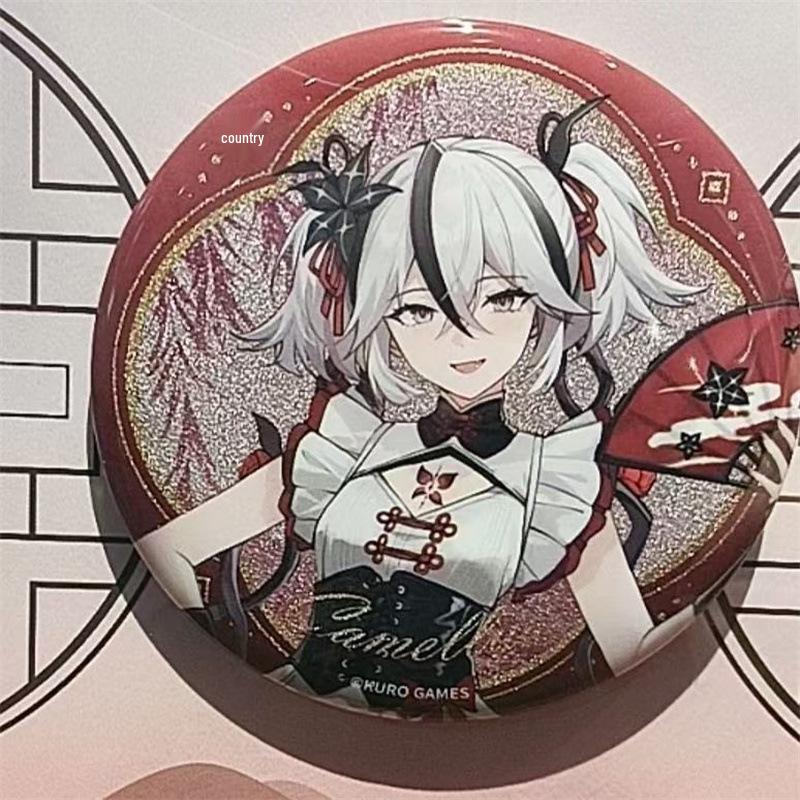 

Wuthering Waves Підставка-фігурка Тсубакі Західне Озеро: Акриловий значок «Спостерігач на березі» Настільна прикраса Badge 58mm, Standee 10cm