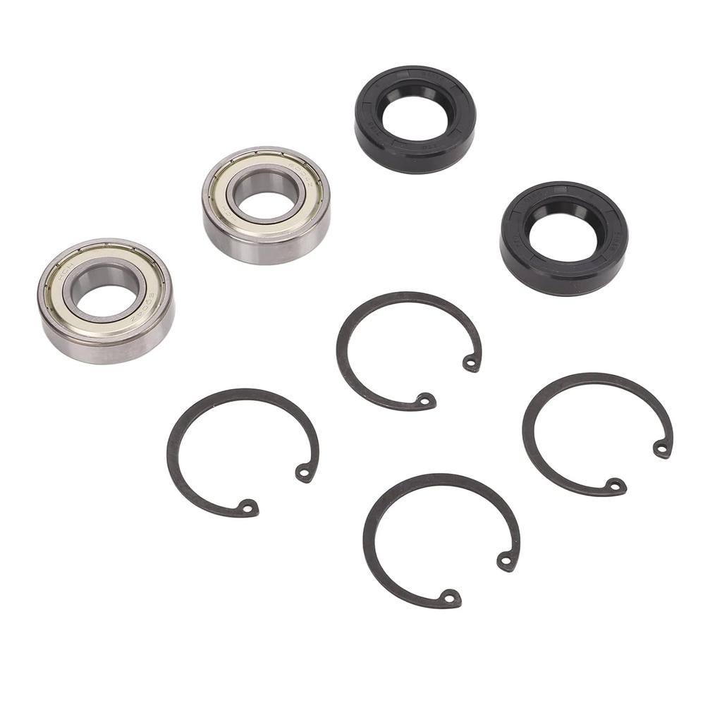 Axle Shaft Bearing and Seal Kit, 2 Set Rear Axle Shaft Bearing and Oil Seals 611931 70181G01 Replacement for Marathon Medalist