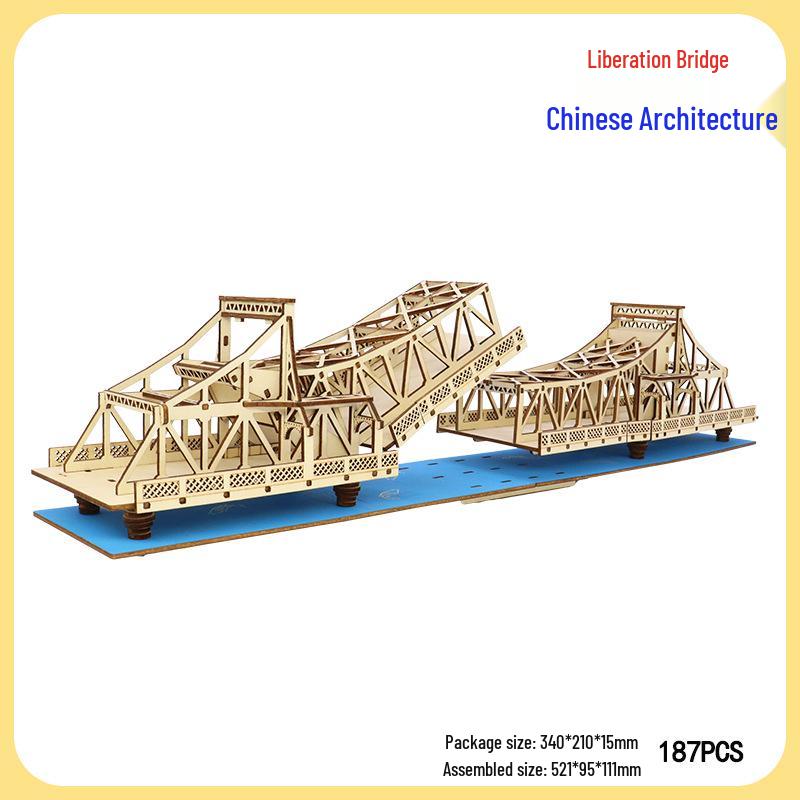 Supreme Harmony 3D Holzpuzzle: Peking Architekturmodell für Kinder