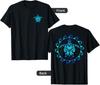 Tribal Hawaiian Maori Sun Sea Turtle 2-Sided Graphic Short Sleeve T-Shirt