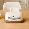 Decorative Desktop Tissue Box Cream Style Napkin Holder Home Decor Napkin Storage Box  Home Use