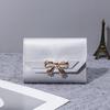 2025 Women's Bow Short Trifold Snap Wallet & Mini Handbags