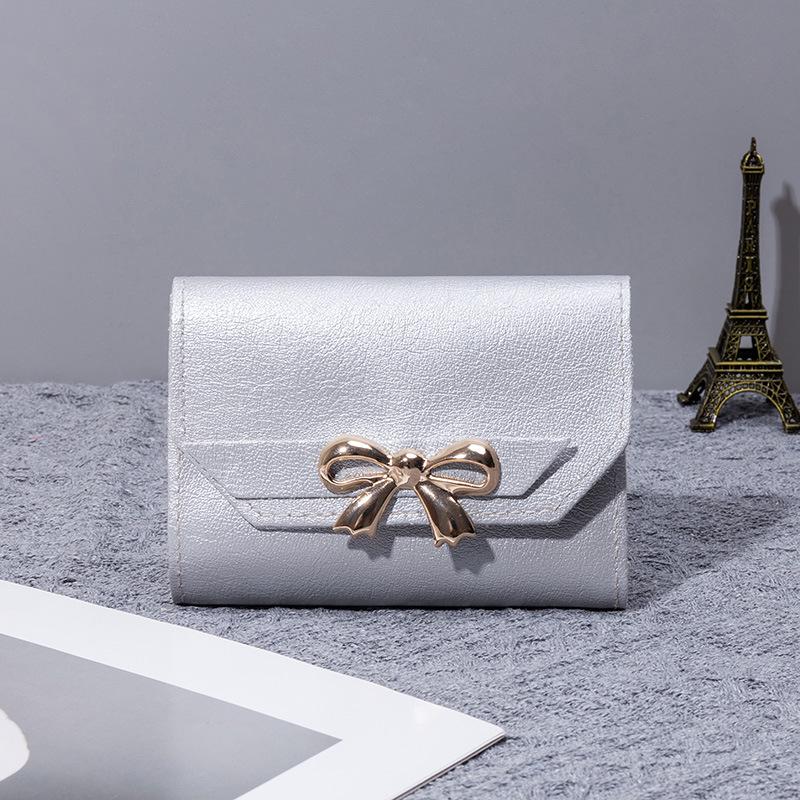 2025 Women's Bow Short Trifold Snap Wallet & Mini Handbags