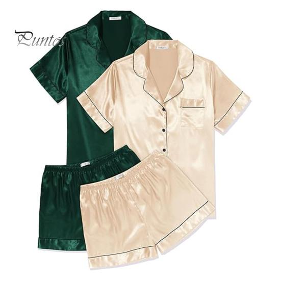 Sommer Pyjama Set Damen | Luftig Zweiteilig | Rüsc Produktbild-Vorschau 5