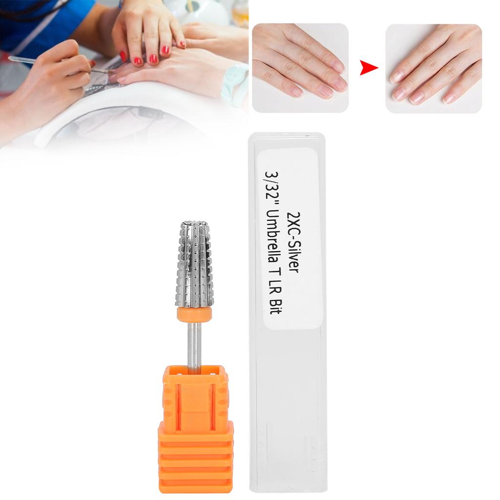 Nail Drill Bits Tungsten Steel Nail Polishing Grinding Sanding Head Nail Polisher Accessory2XC