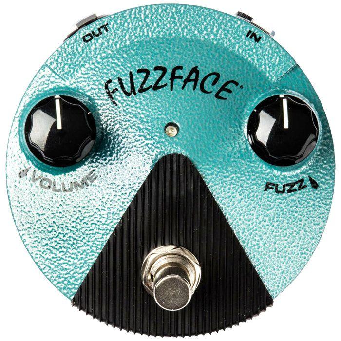 Pédale d'effet Fuzz - DUNLOP - Fuzz Face Jimi Hendrix Mini - Couleur turquoise - Compacte - Pour adulte