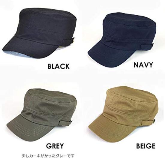 Belleapparel Work Standard Cotton Solid and Plus Size Cap, Denim, Hickory, Black, Men's Women's, (Gray, M)