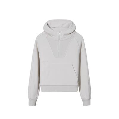 Simple Comfortable Hooded Versatile Casual Solid Color Loose Sweatshirt Women Tops 162547708S-3