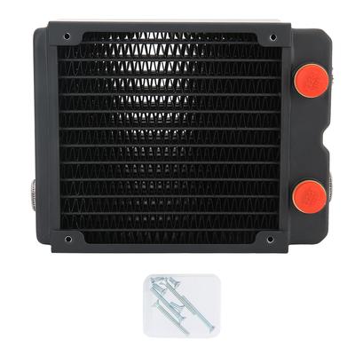 Počítačový vodní chladič Měděný radiátor 3vrstvý 12-trubkový PC chladič Chladič 120mm G1/4