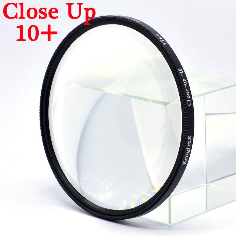 Macro Close Up Lens Filter +10 Filter Kit 49mm 52mm 55mm 58mm 62mm 67mm 72mm 77mm for Canon Nikon Sony Cameras