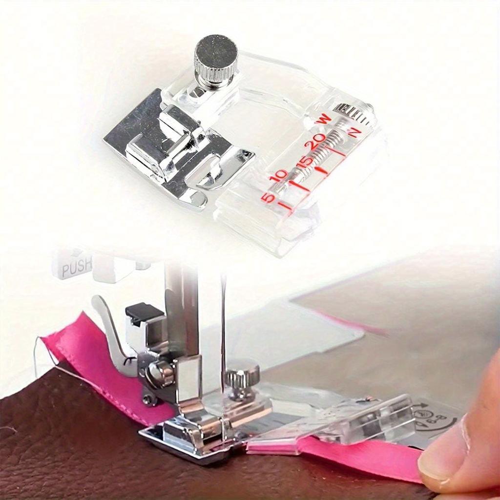Adjustable Bias Tape Binding Foot Presser Foot For Most Of Low Shank Sewing Machine Accessories For Sewing Crafting Tape Sewing Machines Presser Foot