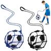 Mesh Bag Soccer Ball Net Kicker Trainer Football Self Trainer Kick Net Pocket  Bounce The Ball