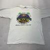 Maglietta XXL Vintage Dorsett Uomo Hard Rock Cafe Bahamas Usurata Strappata