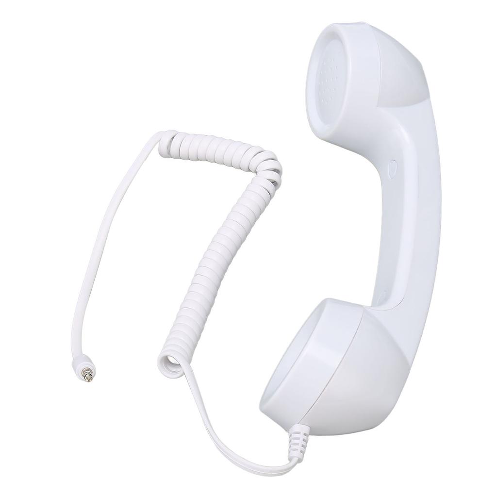 Retro Phone Handset Multifunction Radiation Proof Handheld Cell Phone Receiver for Mobile Phones Computers