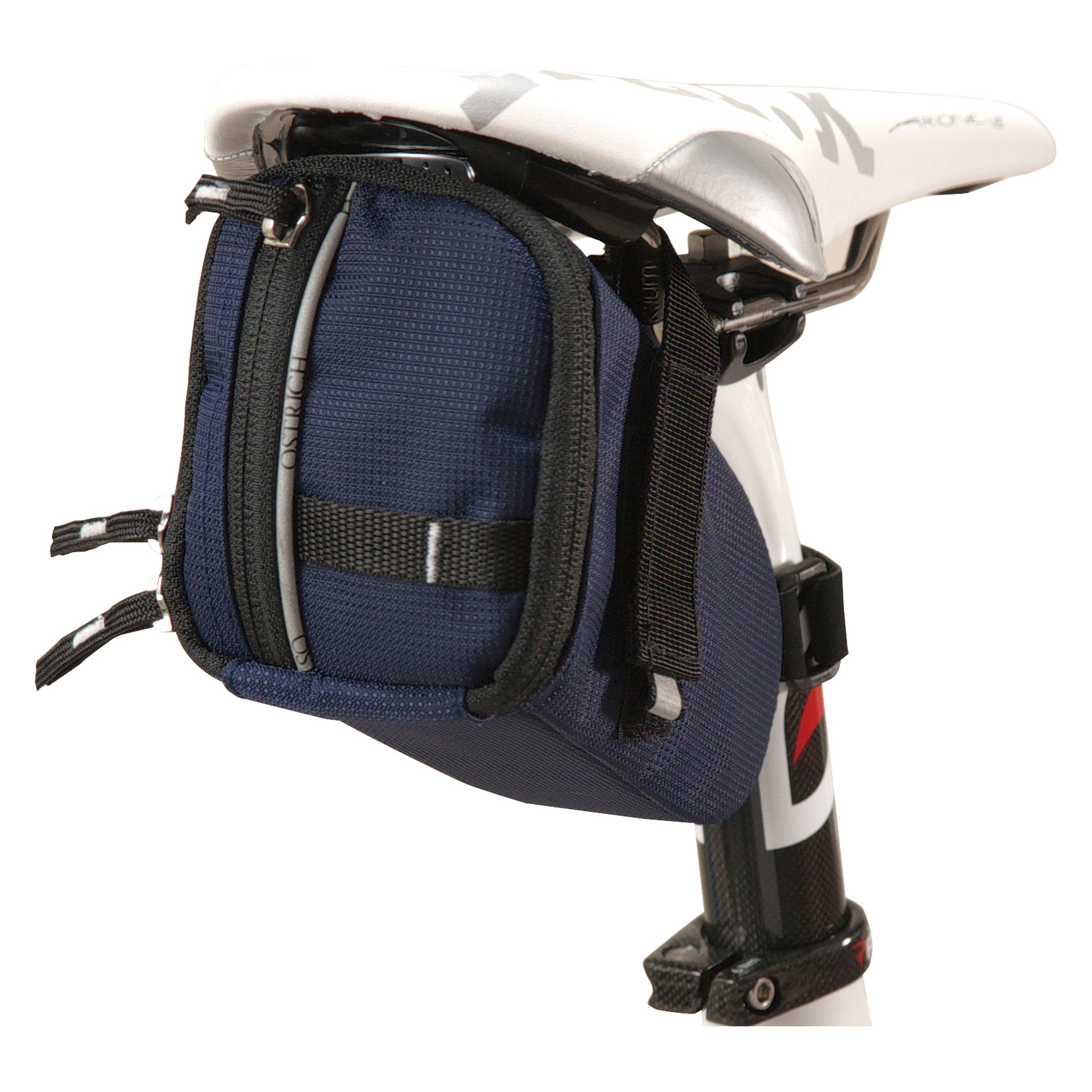 

Ostrich Saddle Bag Navy Blue [SP-505]