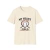 My Heart Is On That Field Baseball T-Shirt and Kids Tshirt | Soft Graphic Tee