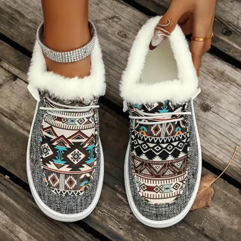 Women's 2025 Canvas Loafers: Trendy, Large Size, Casual Slip-On Shoes