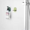 Wall Mounted Self-Adhesive Shampoo Bottle Shelf Liquid Soap Shower Gel Organizer Hook Holder Hanger Bathroom Accessories XYZ