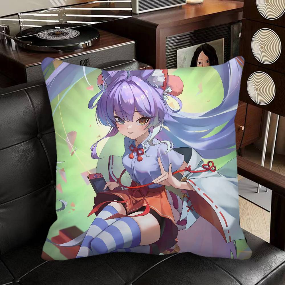 Tenko Shibuki Anime Pillow Case Square Pillow Bedroom Sofa Leisure Comfort Cushion Car Home Decoration