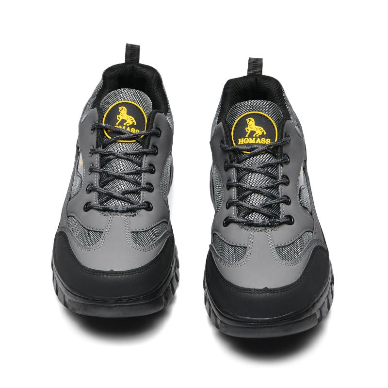 

Дышащая уличная обувь для мужчин и женщин, новая водонепроницаемая походная обувь, нескользящая и износостойкая походная дорожная обувь 36 серый