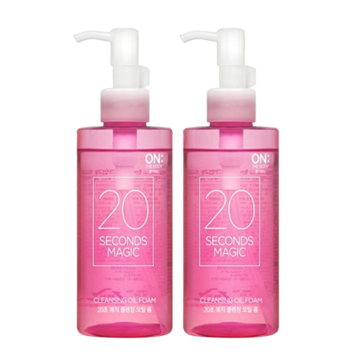 ON THE BODY 20-Second Magic Oil to Foam Deep Cleanser 200ml (Pack of 2)